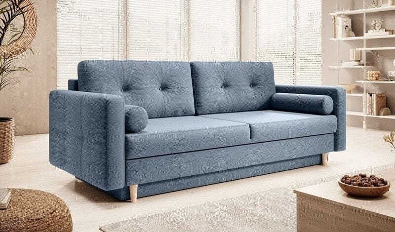 Canapea extensibila Palermo Blue 220x100 cm | Dumonde Furniture & Deco Concept.