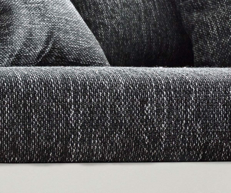 Colțar modular Justin L Grey White 200x185 cm | Dumonde Furniture & Deco Concept.