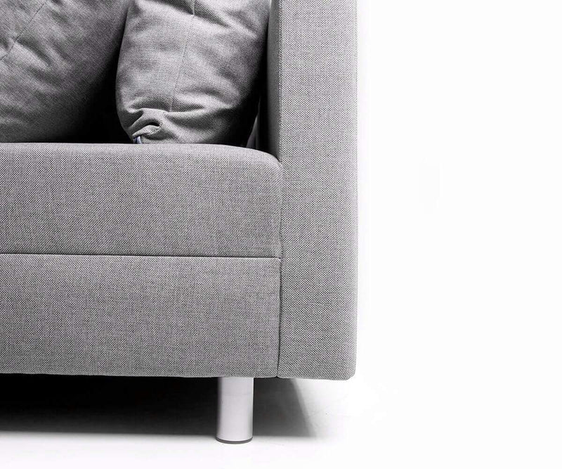 Colțar modular Justin L Grey 200x200 cm | Dumonde Furniture & Deco Concept.
