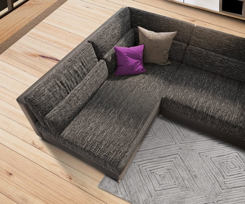 Colțar modular Julio Grey 200x185 cm | Dumonde Furniture & Deco Concept.