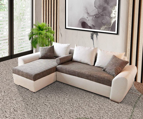 Colțar extensibil cu ladă de depozitare Elitte 260x160 cm | Dumonde Furniture & Deco Concept.