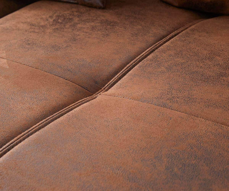 Canapea extensibilă cu 2 lazi de depozitare Big Sofa Verona Brown 305x110 cm | Dumonde Furniture & Deco Concept.